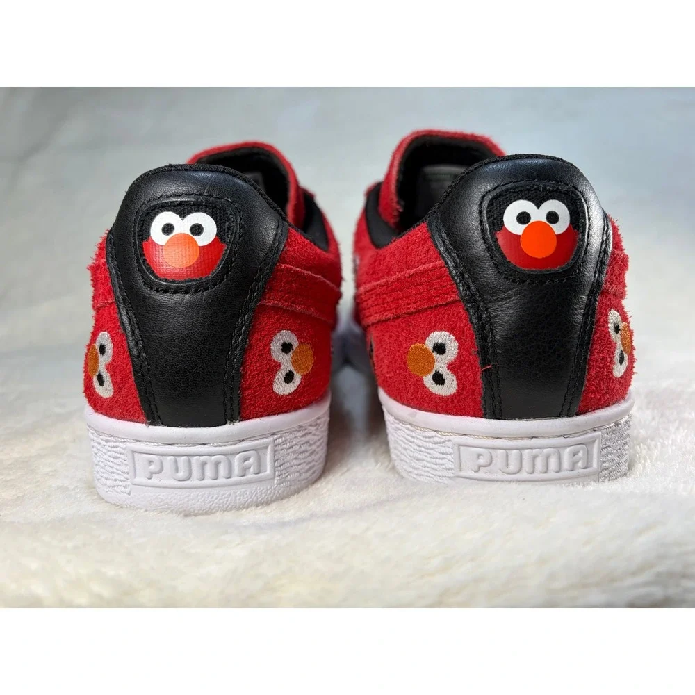 Puma x Sesame‎ Street Suede 50th Anniversary Elmo Sneakers Mens 10 Excellent